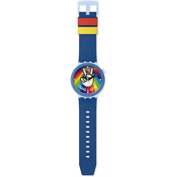 Orologi da Polso Orologio Uomo Swatch PEACE HAND LOVE ( 47 mm) Swatch  Beauty Revive