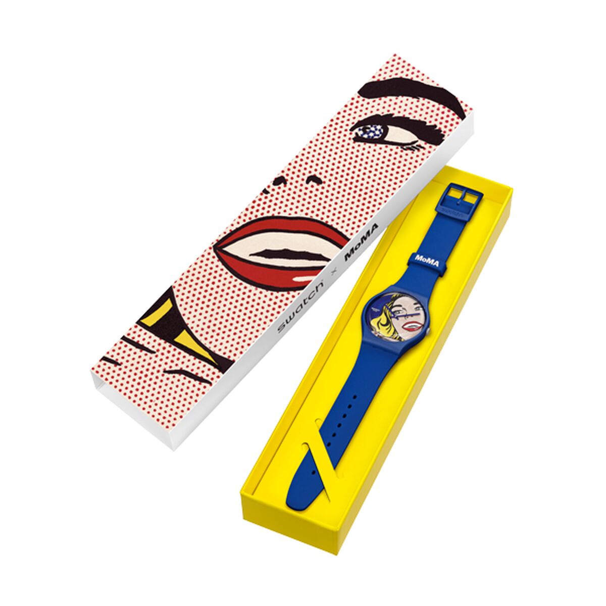 Women's Swatch Girl's Watch by Roy Lichtenstein, The Watch - Art Journey 2023 Edition