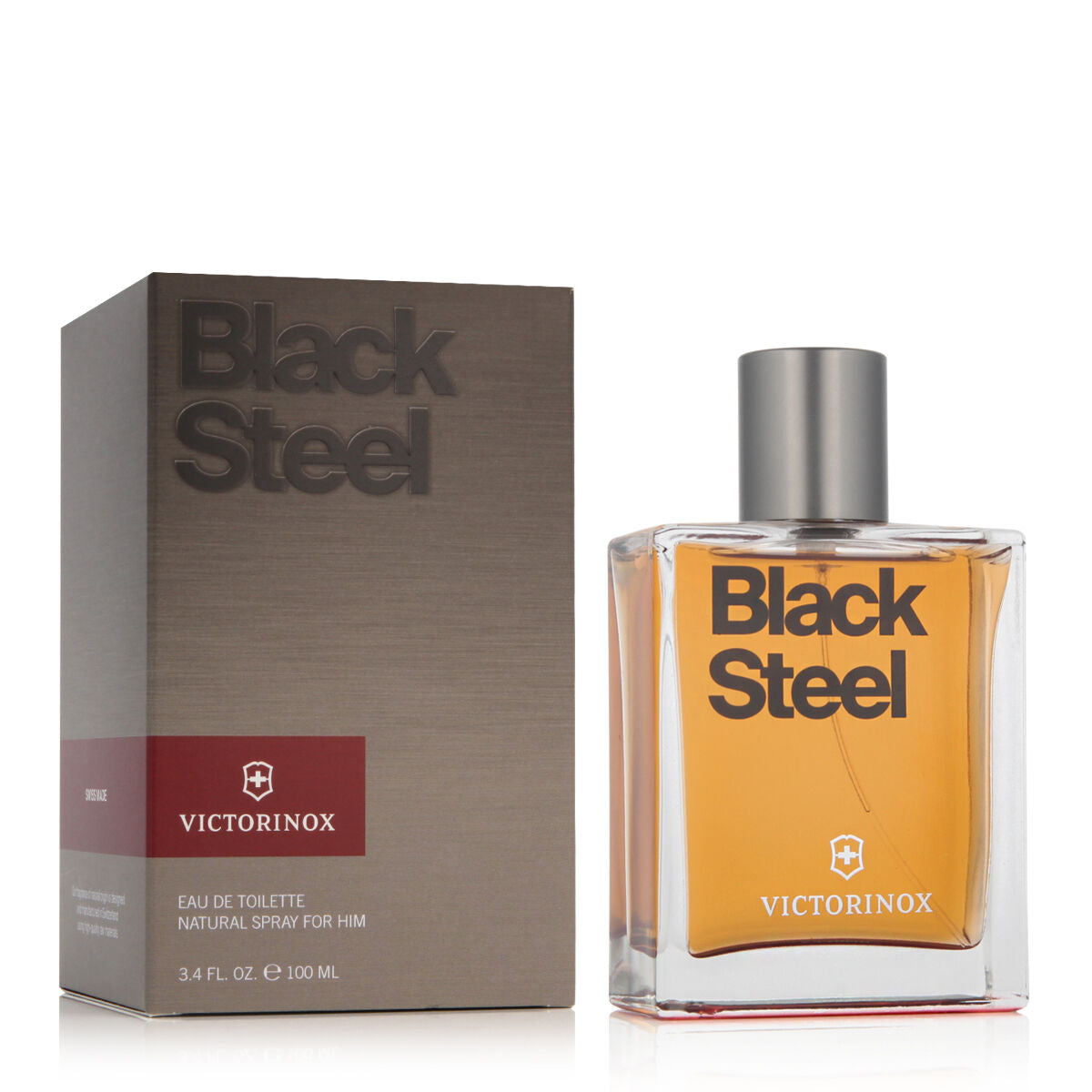 Victorinox Edt Black Steel 100 ml perfume man