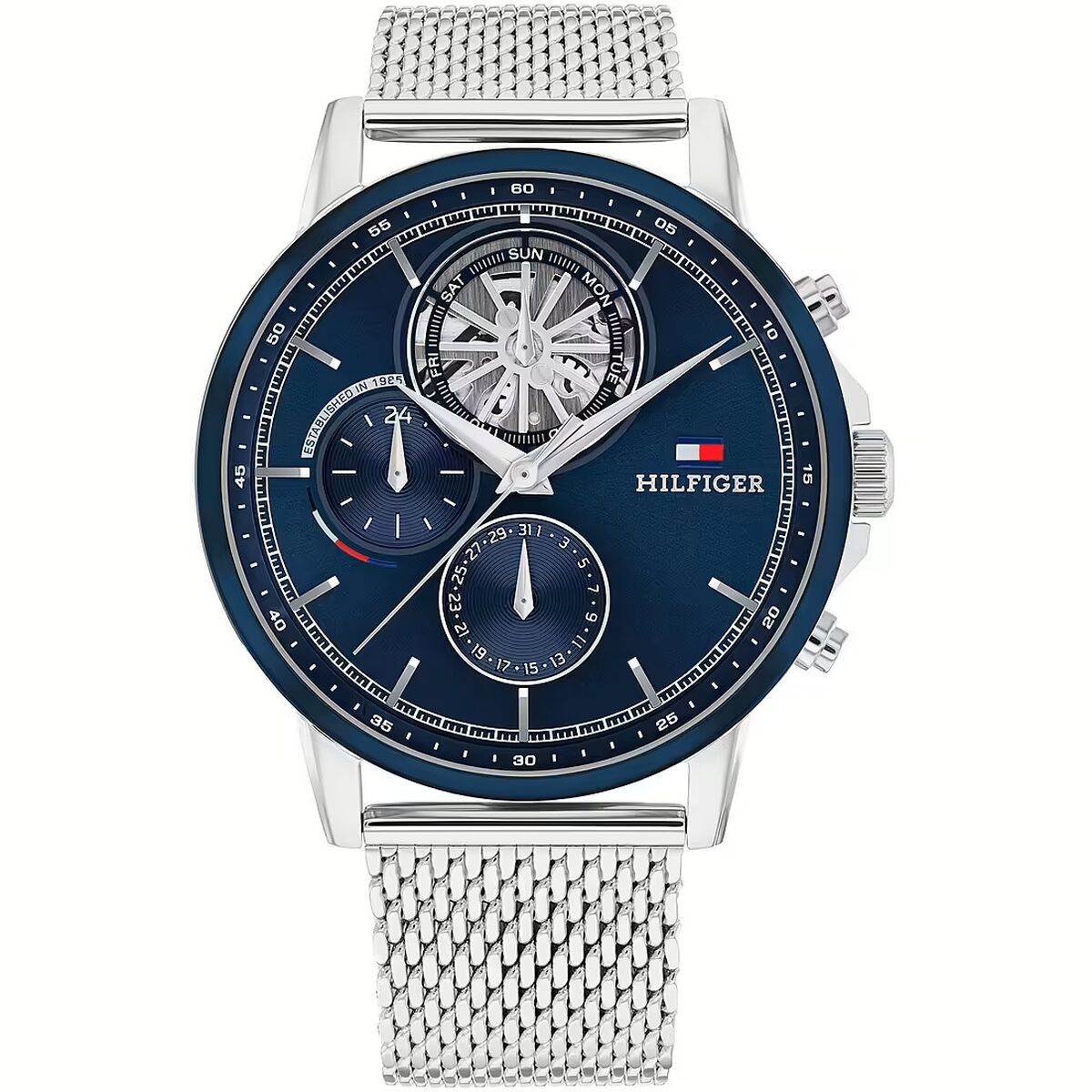 Tommy Hilfiger Stewart silver men's watch (44 mm)