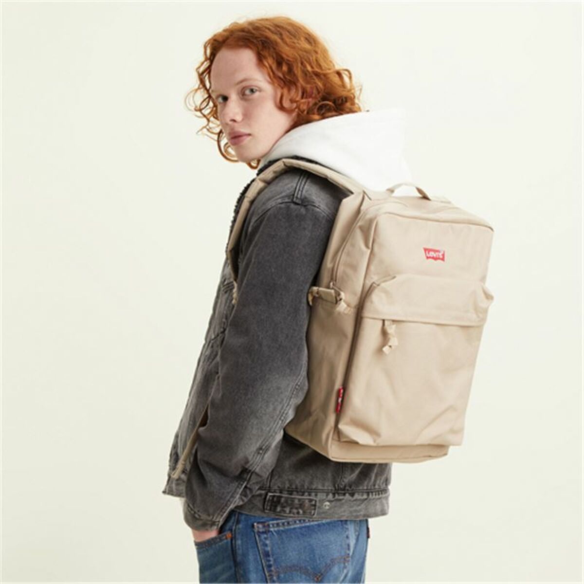 Zaino Casual Levi's L-Pack Standard Beige - Beauty Revive 