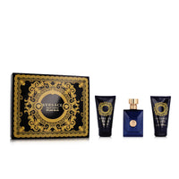 Cofanetto Profumo Uomo Versace EDT Dylan Blue 3 Pezzi