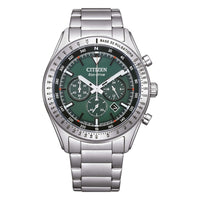 Orologio Uomo Citizen CA4600-89X Verde Argentato