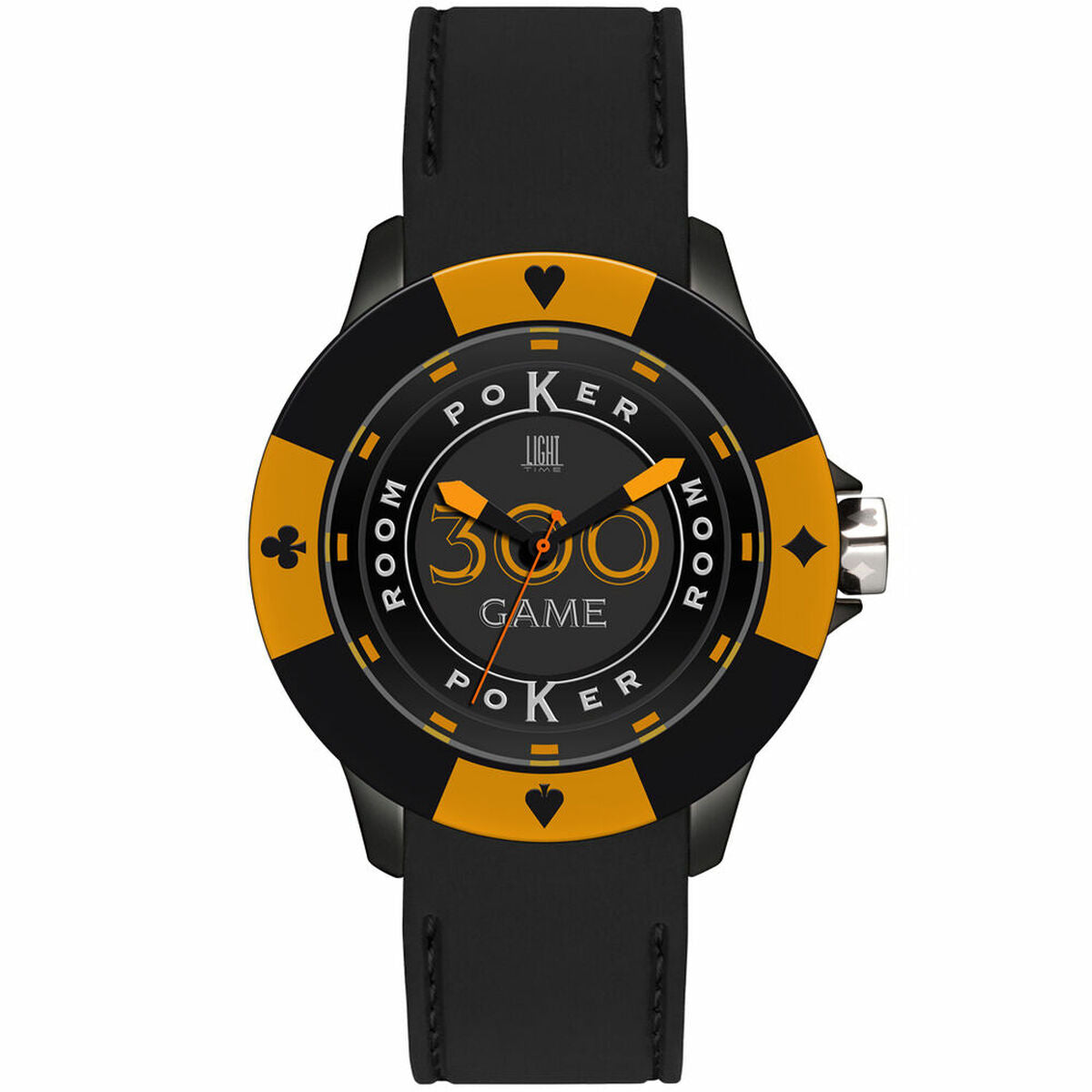 Light time poker unisex watch (41 mm)