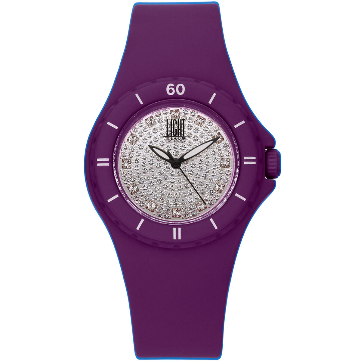 Women's Light Time Silicon Strass watch (36 mm)