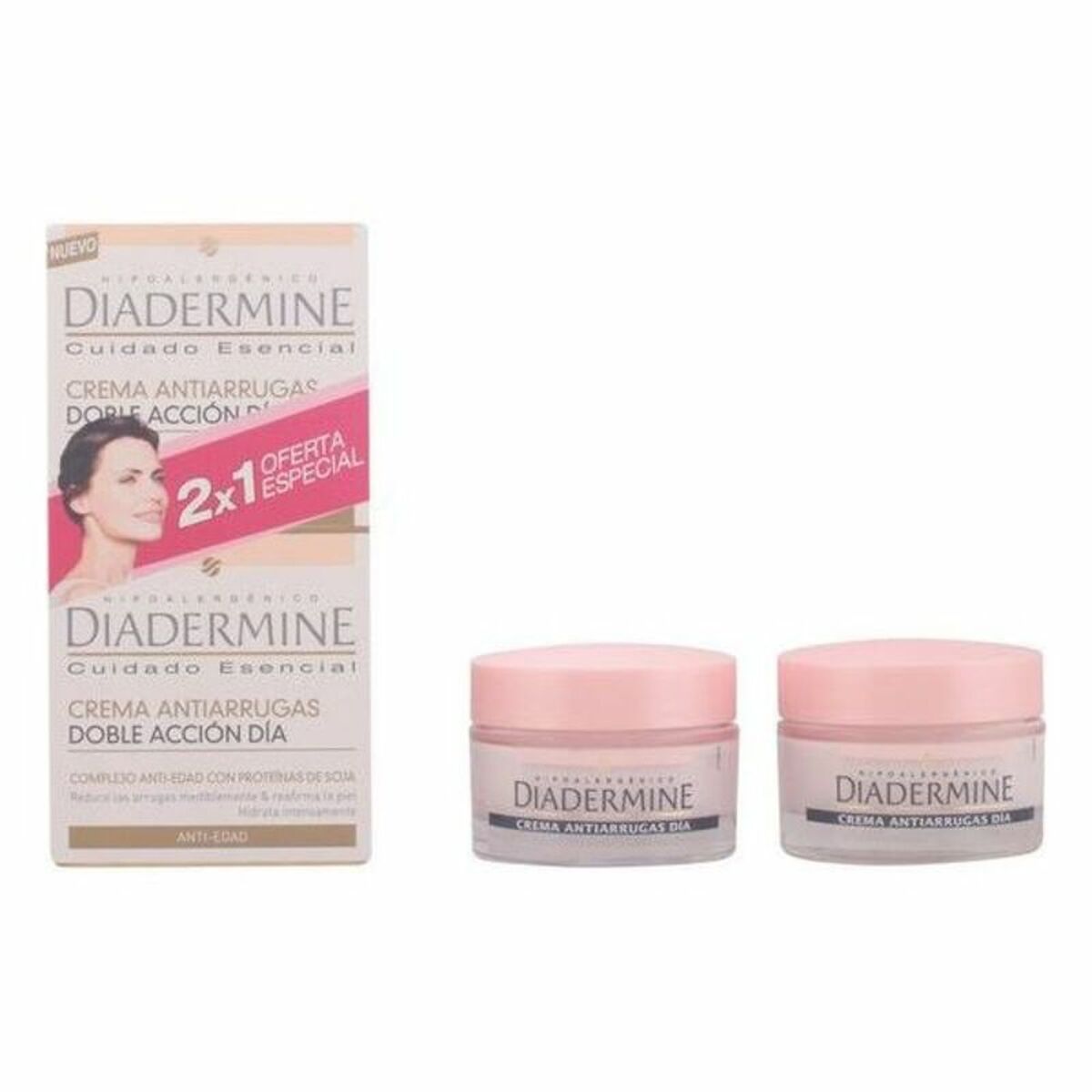 Profumeria Cofanetto Cosmetica Donna Diadermine Crema Antirughe 2 Pezzi Diadermine  Beauty Revive