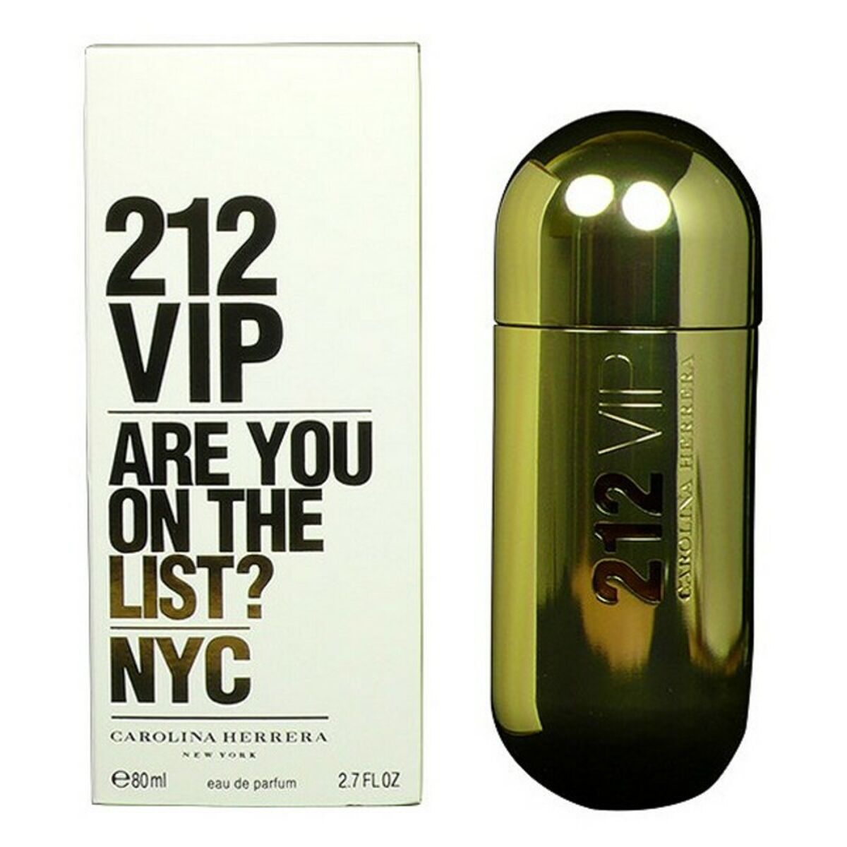 Women's perfume 212 VIP Carolina Herrera EDP EDP skills: 80 ml