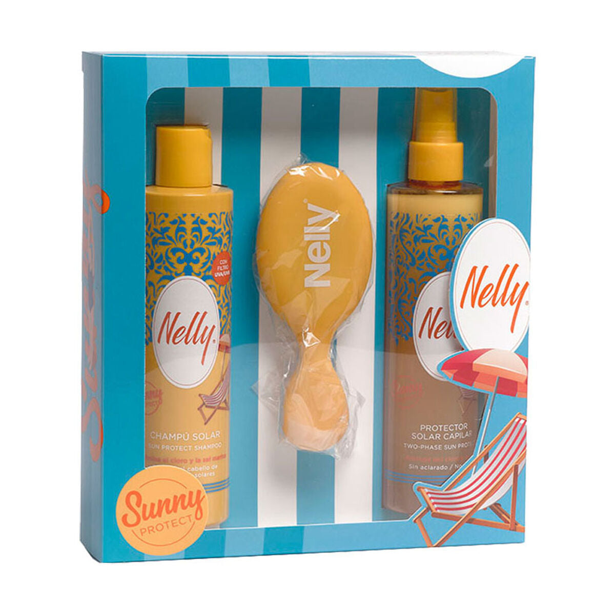 Set of beauty nelly hair sun protection 3 pieces