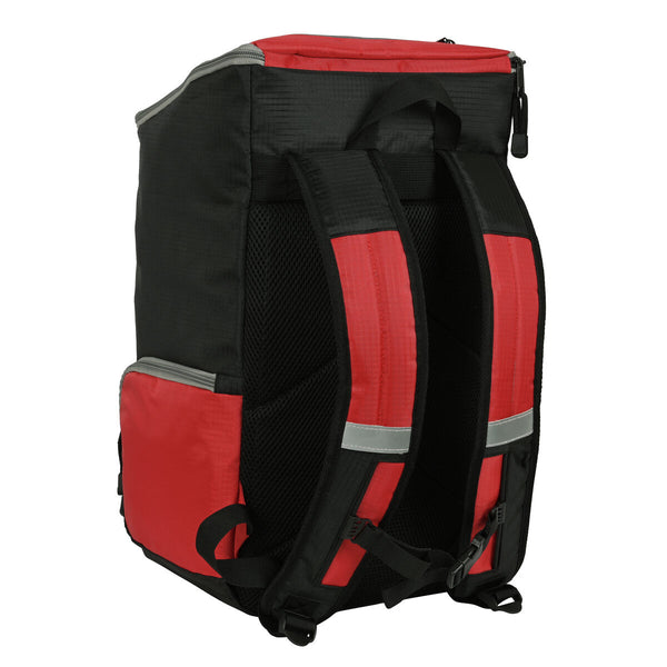 Zaino Safta Multisports Nero Rosso Sportivo 28 x 50 x 22 cm