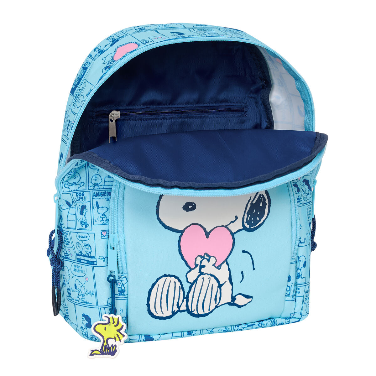 Casual Snoopy Love Love blue backpack 25 x 30 x 13 cm