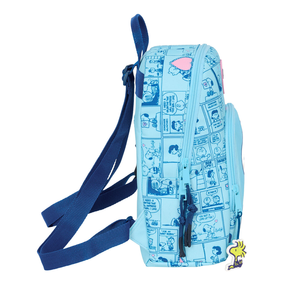 Casual Snoopy Love Love blue backpack 25 x 30 x 13 cm