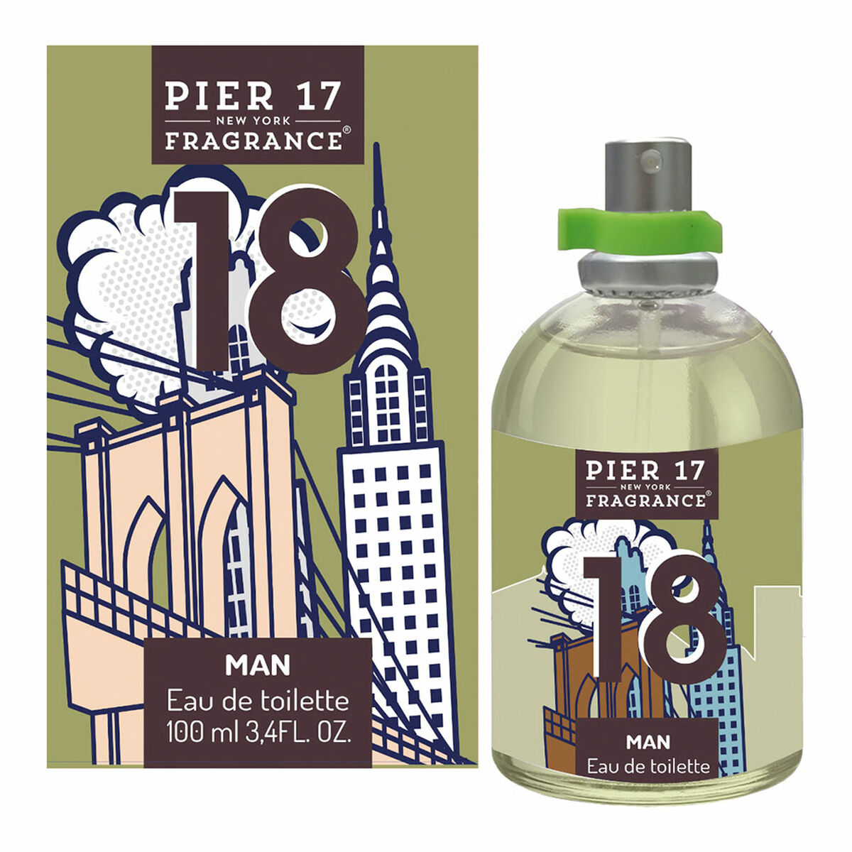 Profumeria Profumo Uomo Pier 17 New York EDT 100 ml 18 Pier 17  Beauty Revive