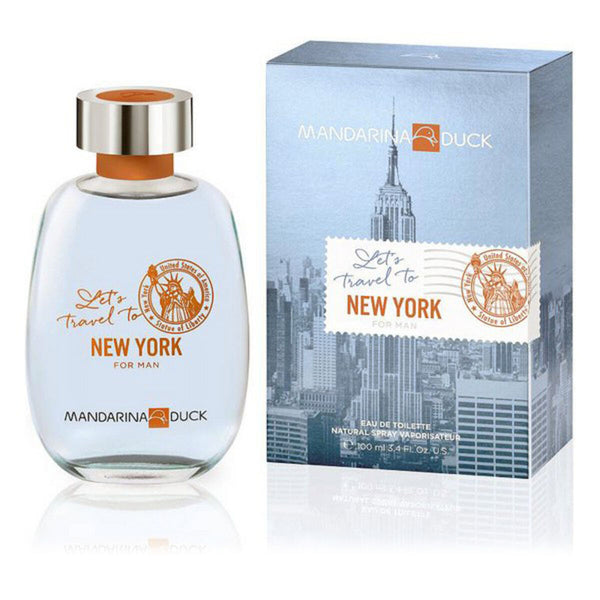 Profumeria Profumo Uomo Mandarina Duck Let's Travel NY EDT 100 ml Mandarina Duck  Beauty Revive