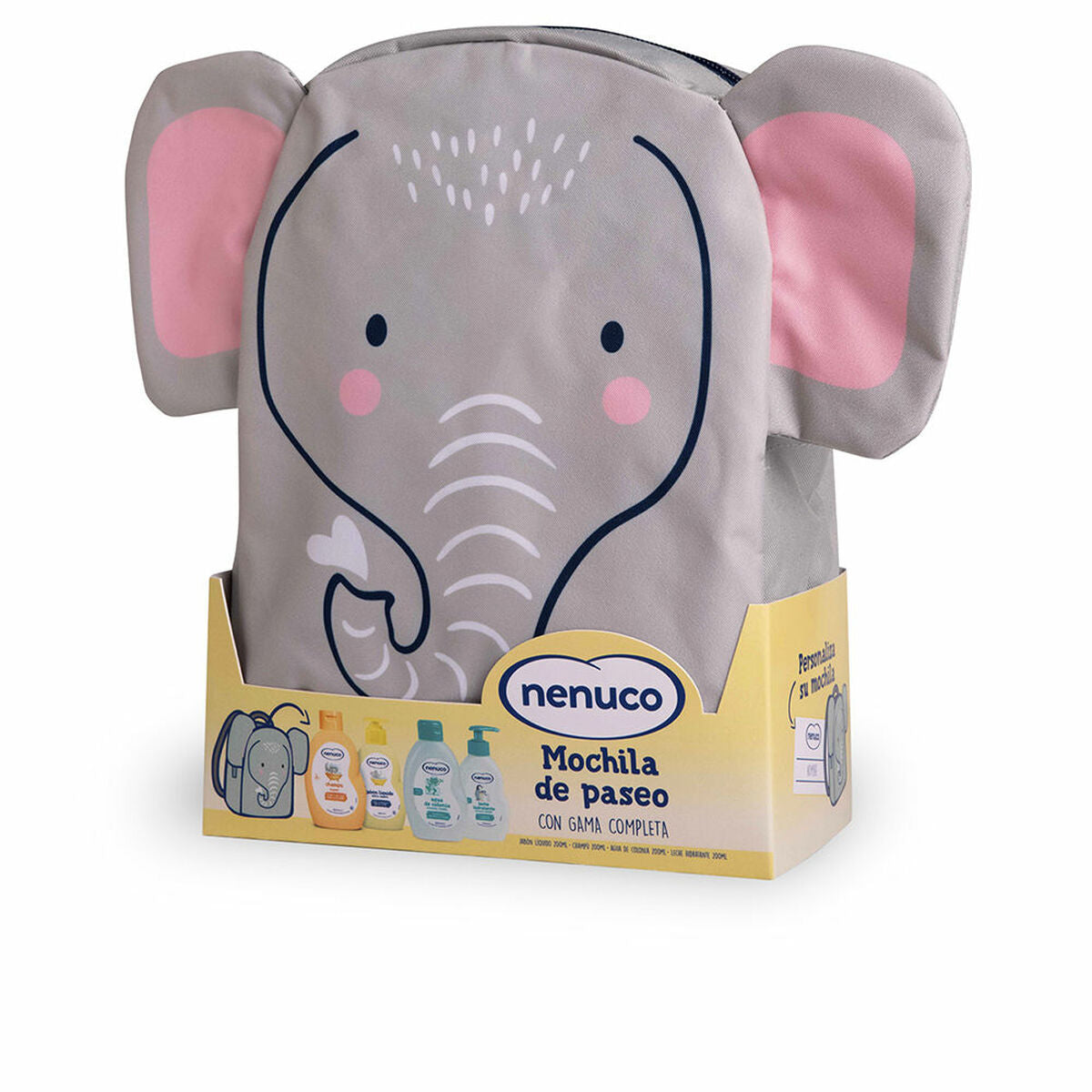 Children's bathroom set nenuco Mochila elephant Elephant Lote