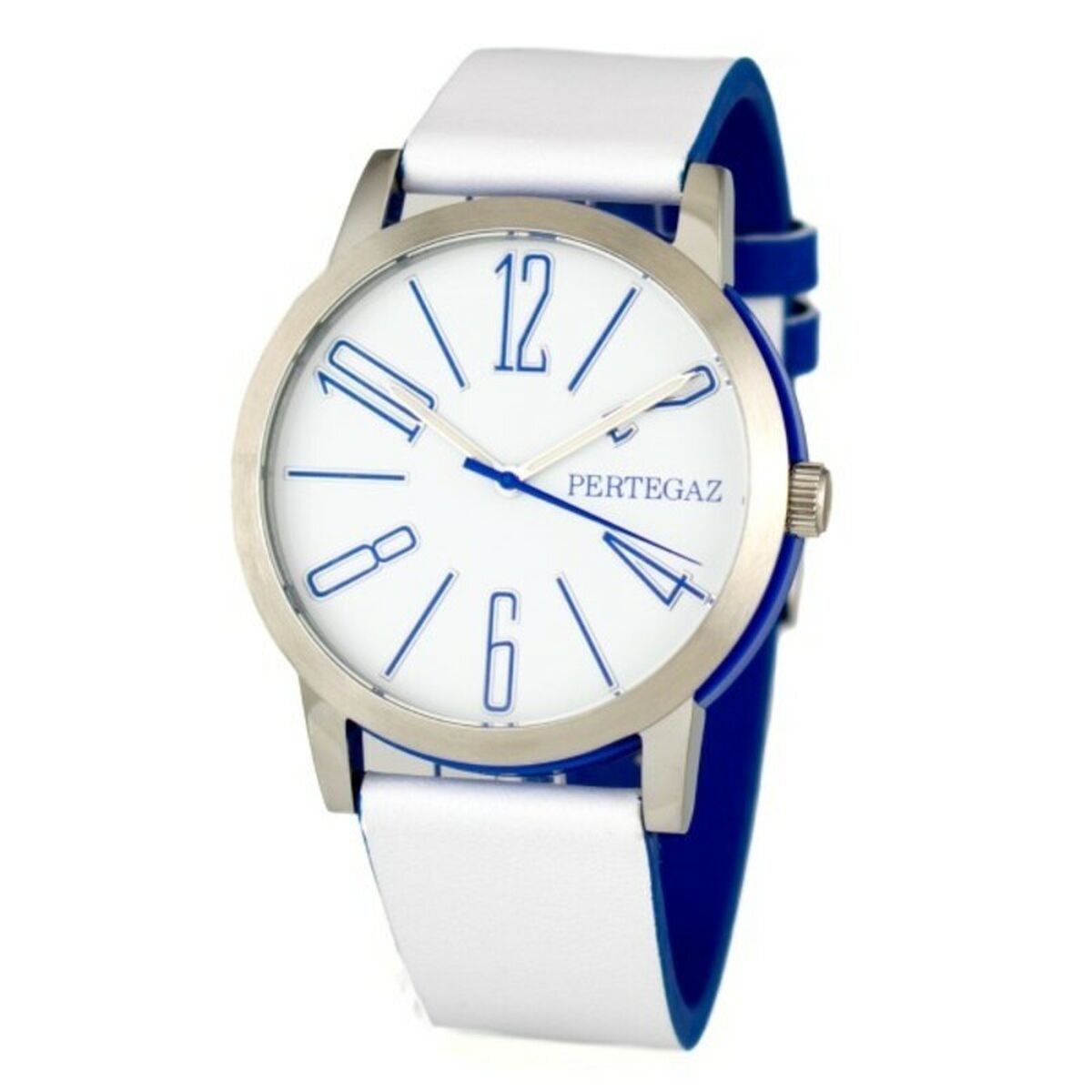 PERTEGAZ Men's Clock (41 mm) Color: blue