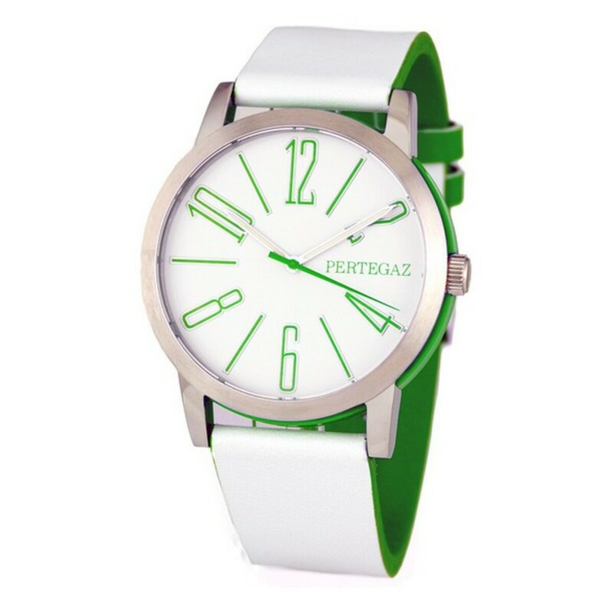 PERTEGAZ Men's Clock (41 mm) Color: Green