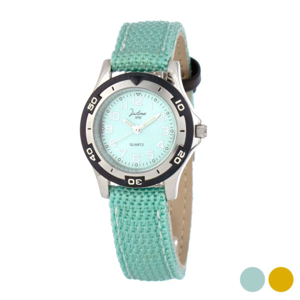 Justina Woman Watch 32557 (28 mm) Color: Green