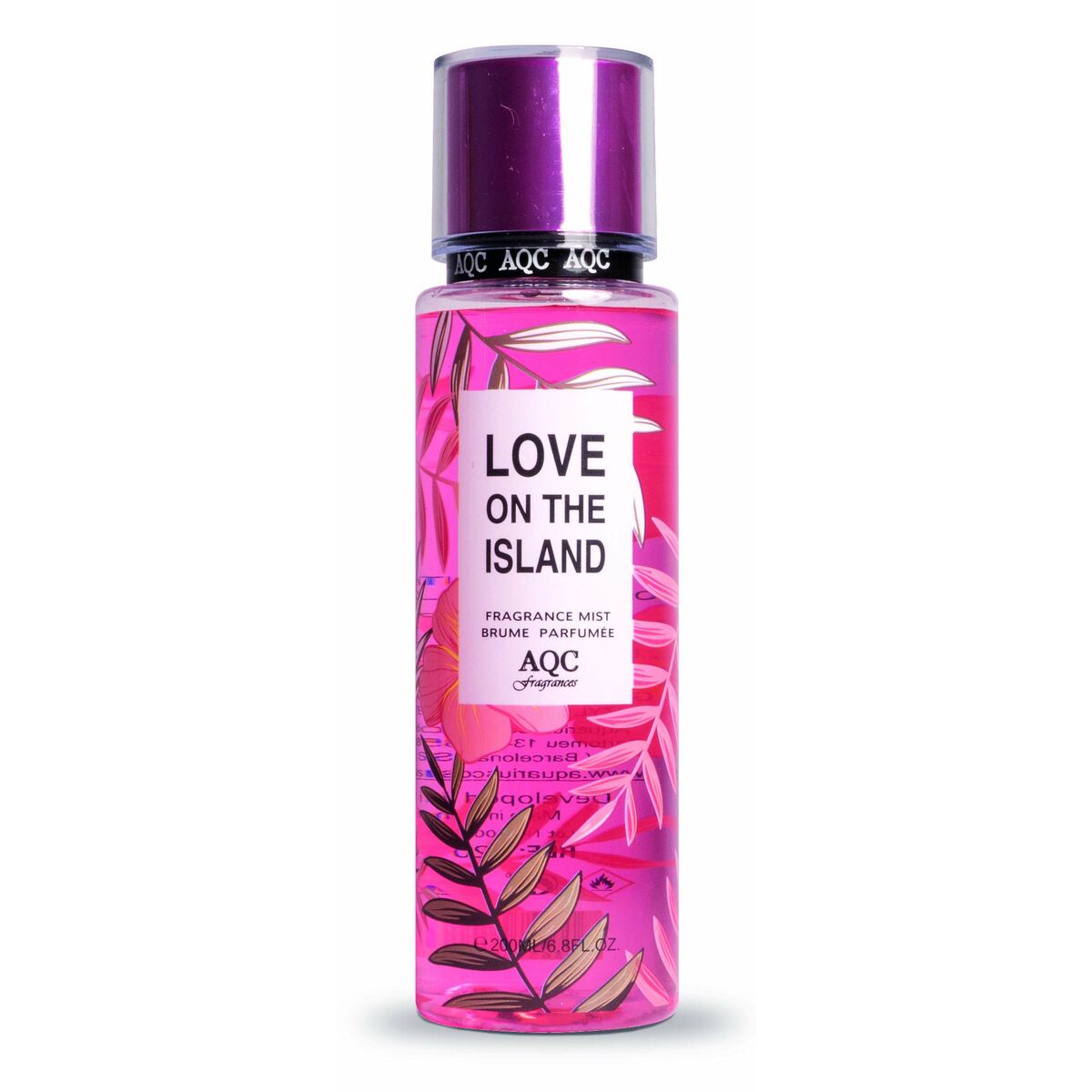 AQC fragrances body spray love on the island 200 ml