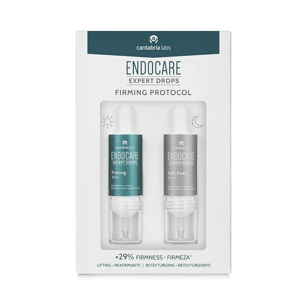 Women's cosmetic box Endoca Expert Drops Firming Protocol 2 pieces