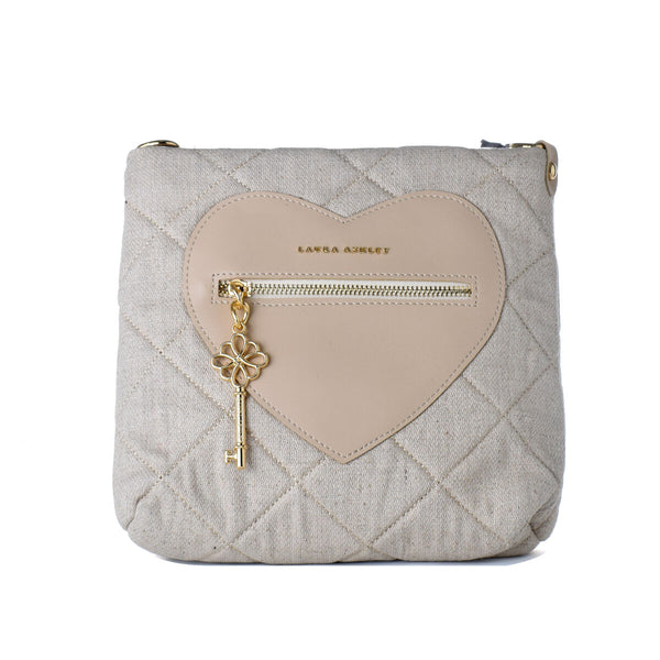 Borsa Donna Laura Ashley DIXIE-CREAM Grigio 24 x 24 x 9 cm - Beauty Revive 