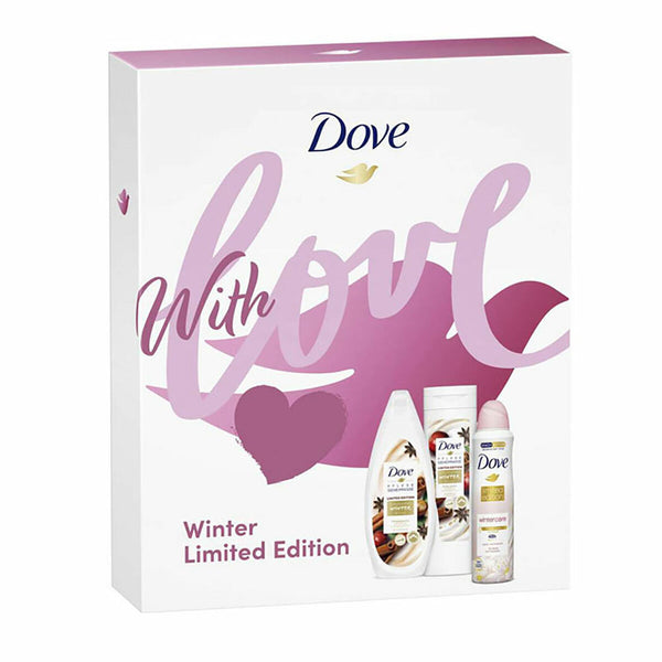 Set di igiene Dove Love Winter 3 Pezzi