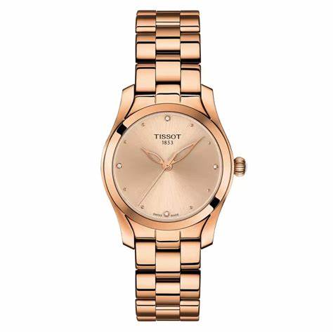 Tissot T-Wave T1122103345600 female elegance in rose gold