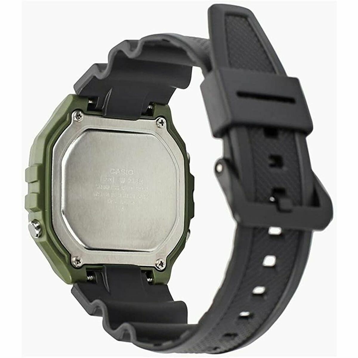 Orologio Uomo Casio W-218H-3AVEF Nero Verde