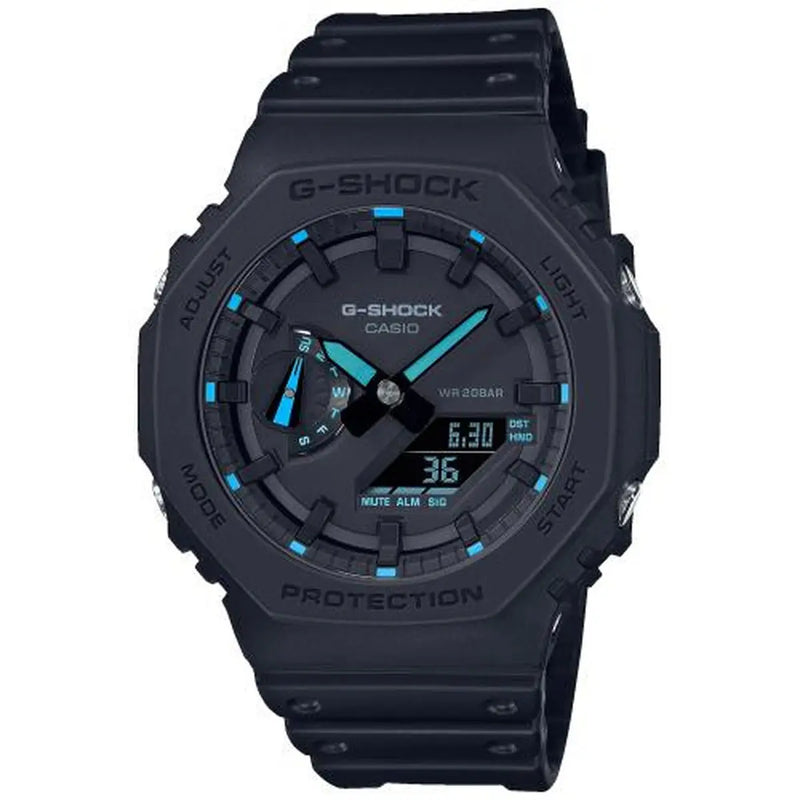 Orologi da Polso Orologio Uomo Casio G-Shock OAK - NEON BLUE INDEX Nero ( 45 mm) Casio G-Shock  Beauty Revive