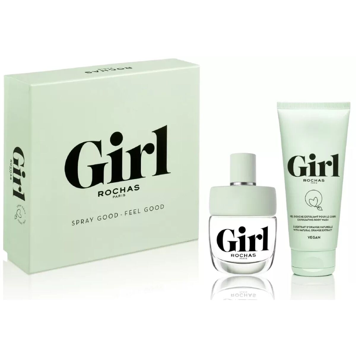 Women's perfume box Rochs Girl EDT 2 pieces