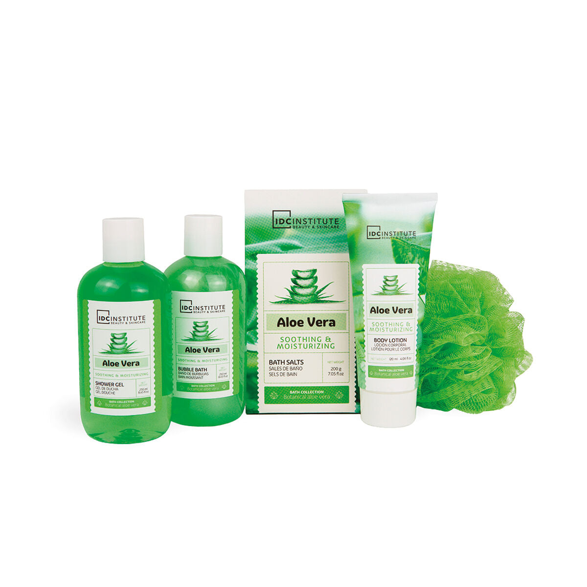 Bath set IDC Institute Aloe Vera 6 pieces