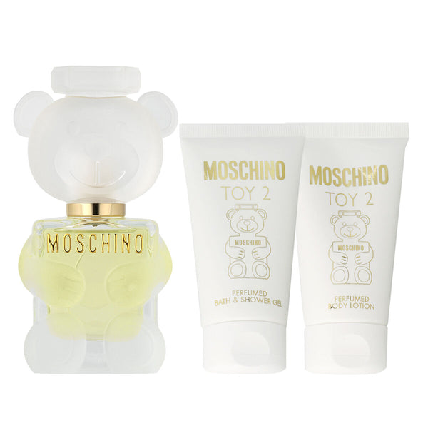 Profumeria Cofanetto Profumo Uomo Moschino Toy 2 EDP 3 Pezzi Moschino  Beauty Revive