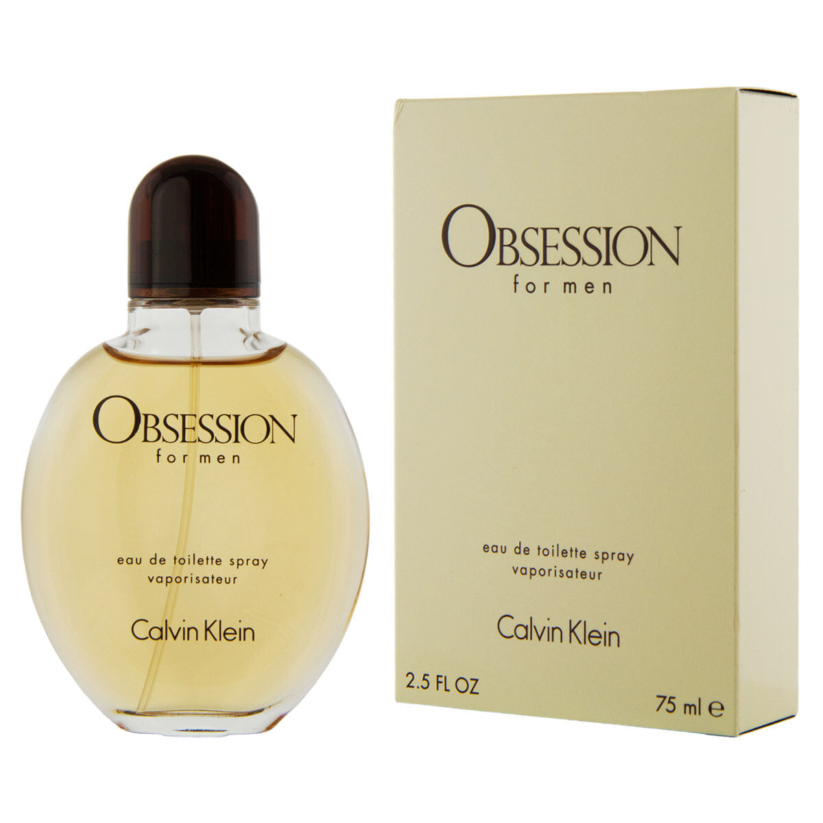 Men's perfume Calvin Klein Edt Obsession 75 ml