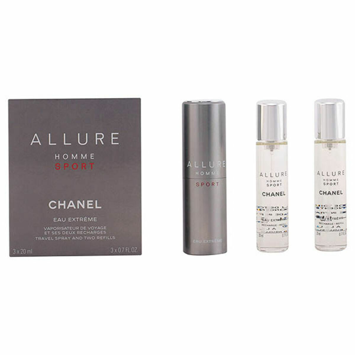 Women's perfume box Chanel Hallure Homme Sport Eau Extme 20 ml 2 pieces