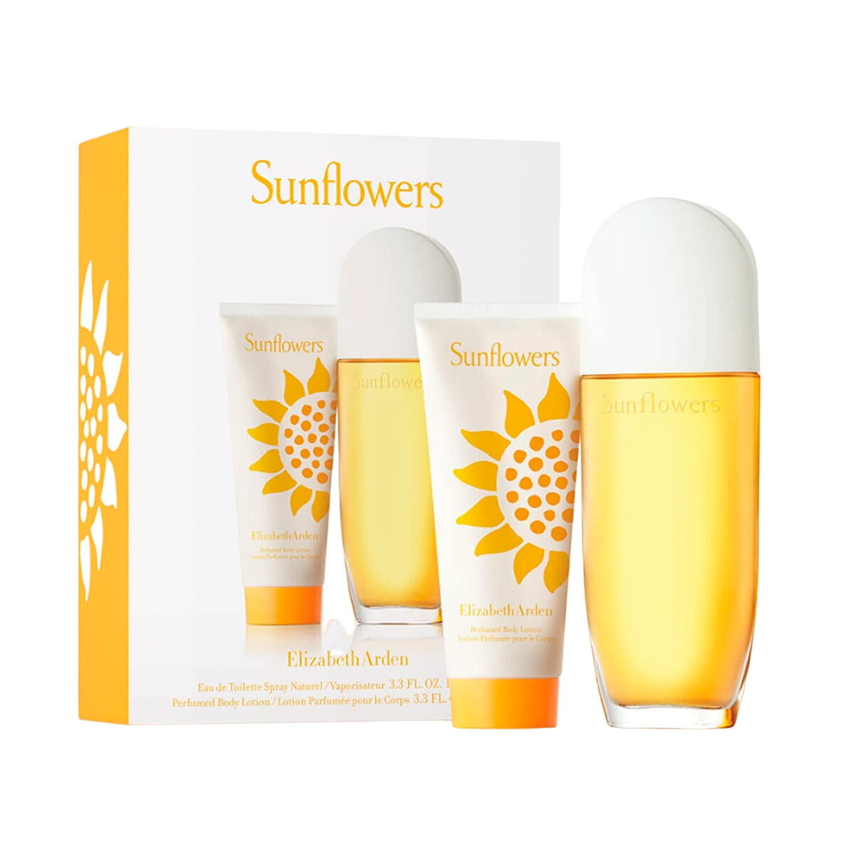 Women's perfume box Elizabeth Arden Edt Sunflowers 2 pieces