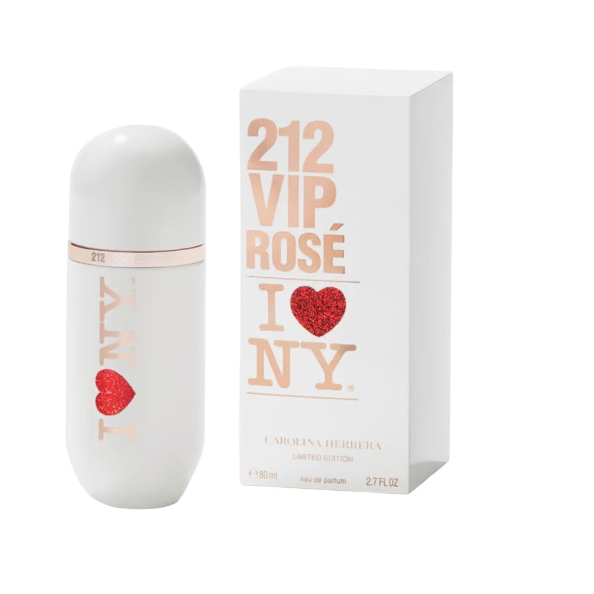 Profumo Donna Carolina Herrera 212 VIP Rosé Love NY EDP 80 ml