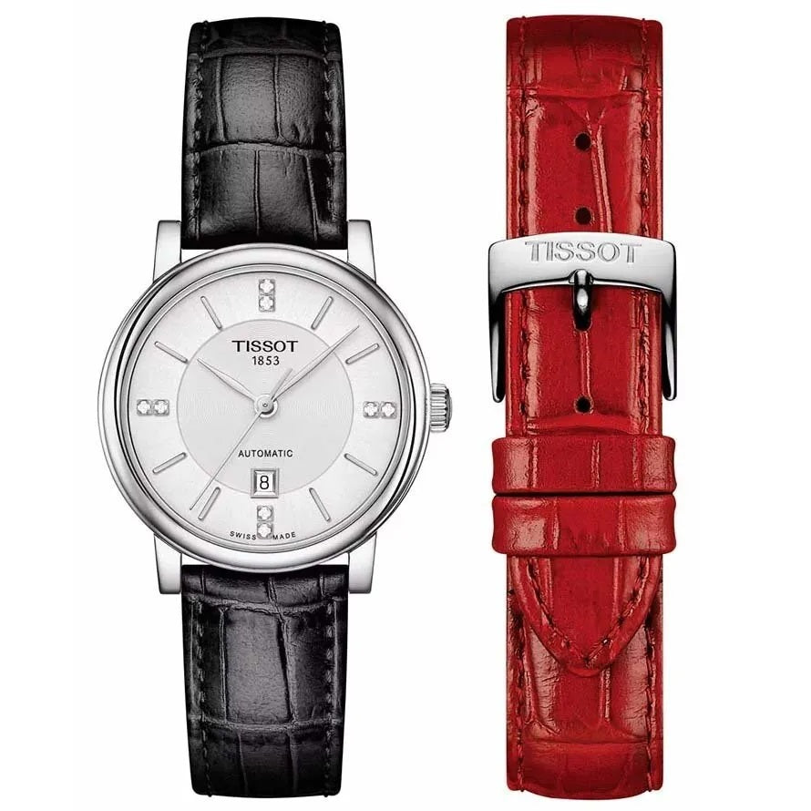 Tissot Mod. Carson Automatic W -Diamonds - Special Pack + Extra Strap