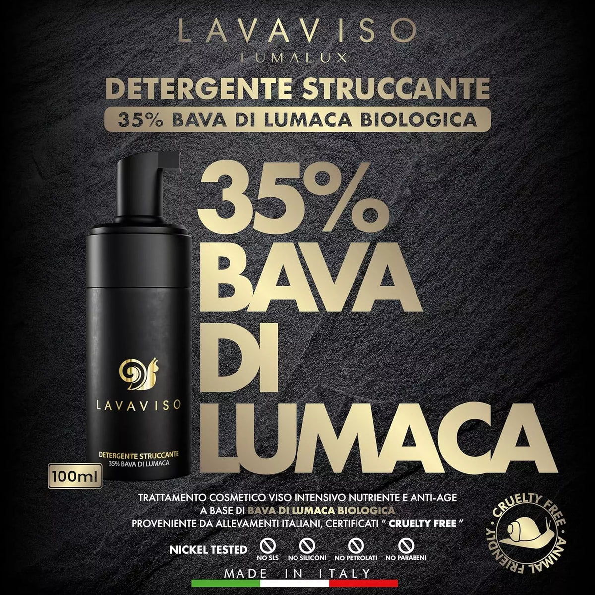 Lavaviso Detergente Struccante Lumalux trattamento cosmetico viso intensivo. - Beauty Revive 